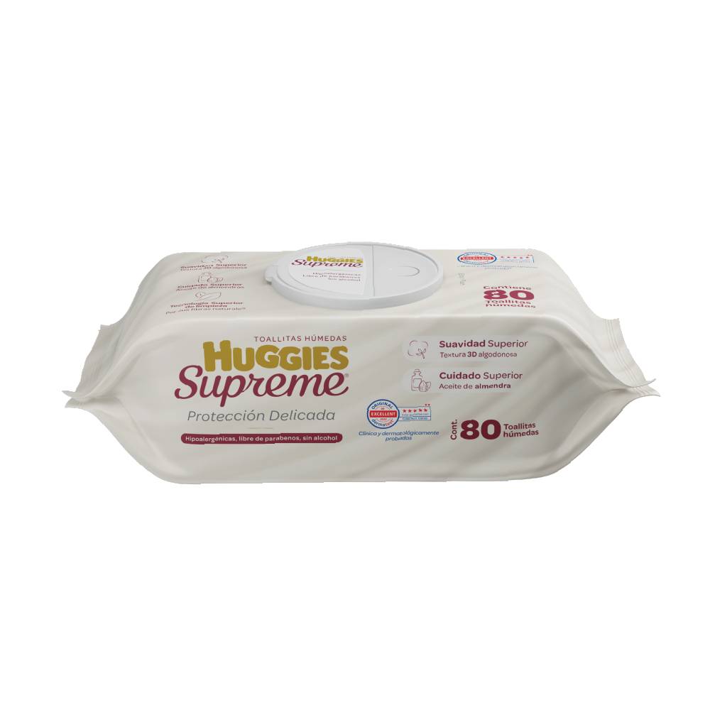 Huggies toallitas húmedas supreme (80 un)