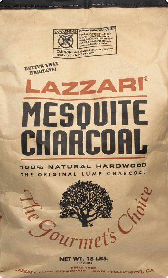 Lazzari Mesquite Charcoal (18 lbs)