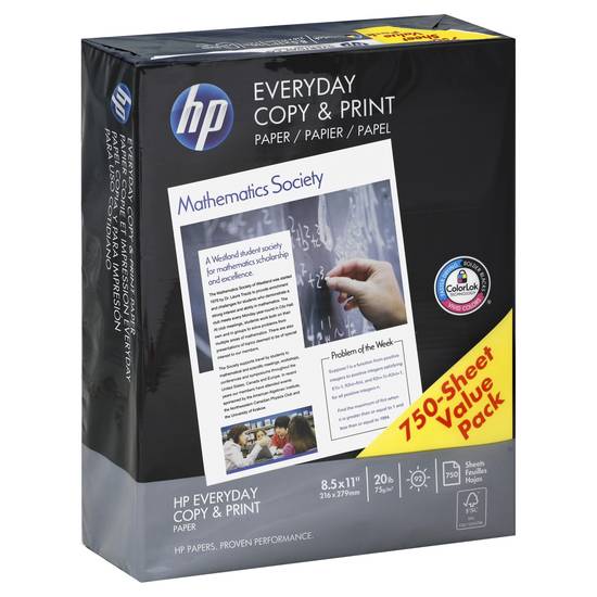 Hp Everyday Copy/Print Paper (8.5*11)