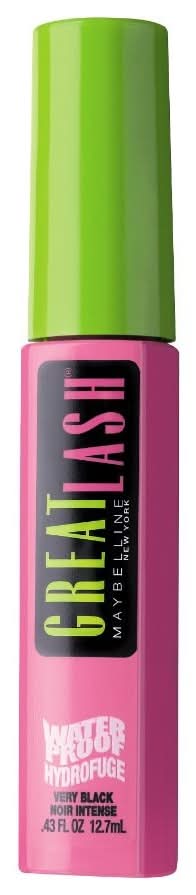 Maybelline · Máscara de pestañas geat lash waterproof carbón (12,7 g)