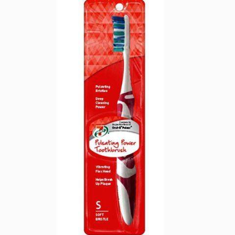 7-Select Pulsating Battery Operated Toothbrush 1 Count