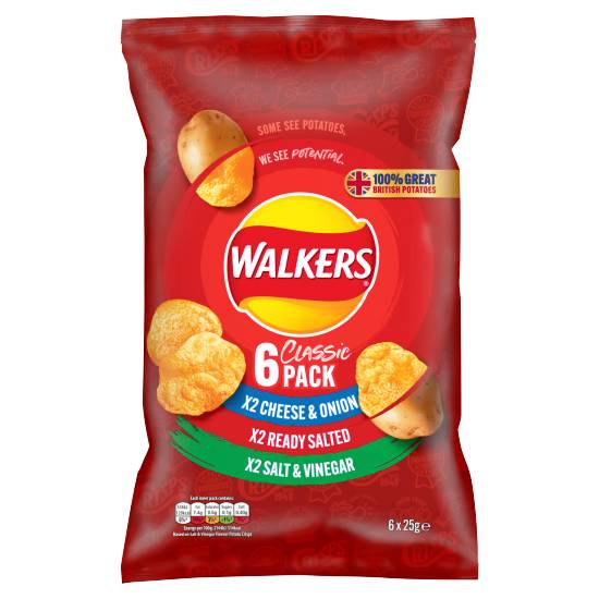 Walkers Classic Variety Multipack Crisps (150g)