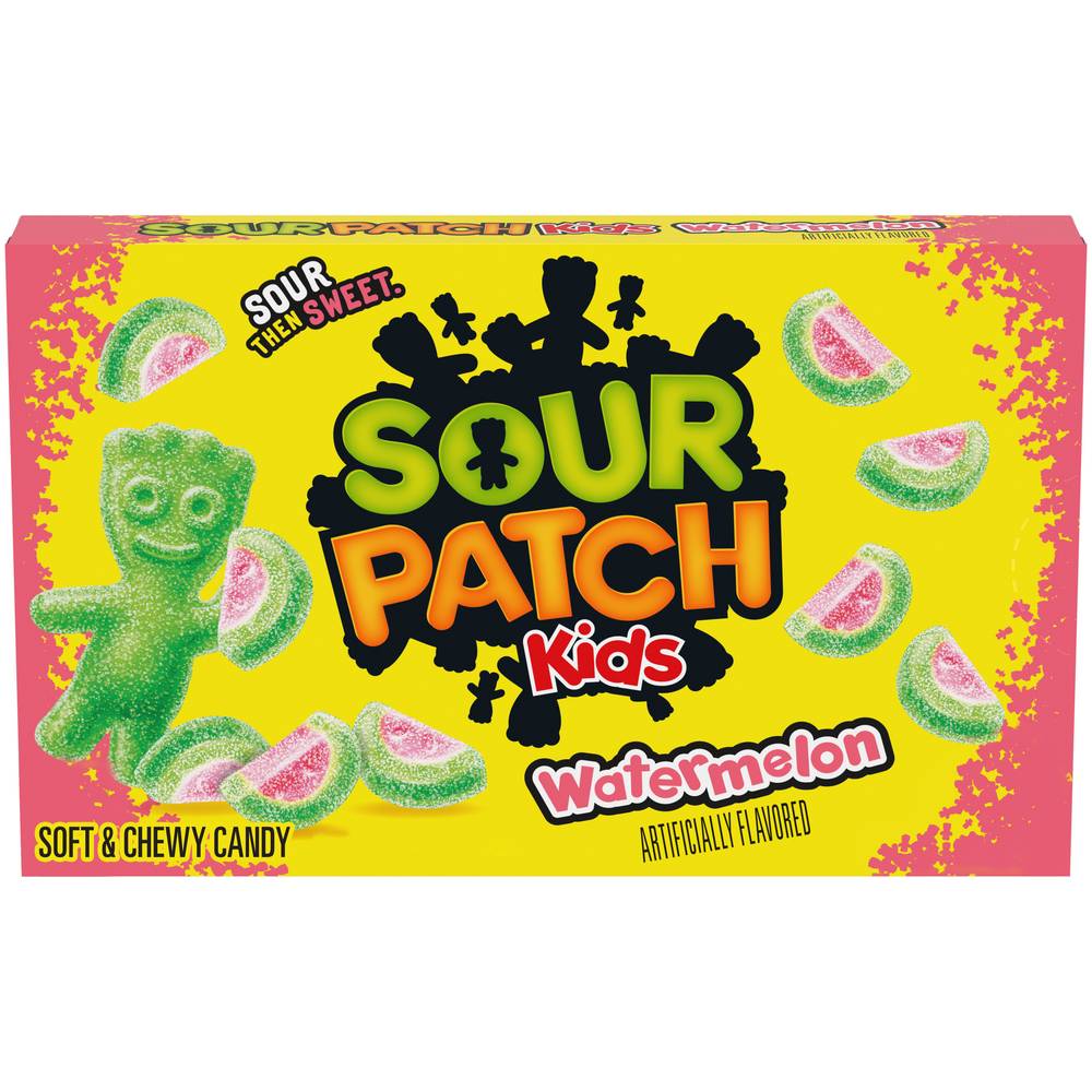 Sour Patch Kids Chewy Candy, Watermelon (3.5 oz)