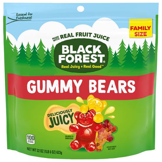 Black Forest Gummy Bears Deliciously Juicy