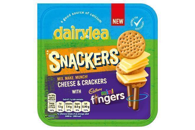 Dairylea Snackers With Cadbury Mini Fingers 67.5g