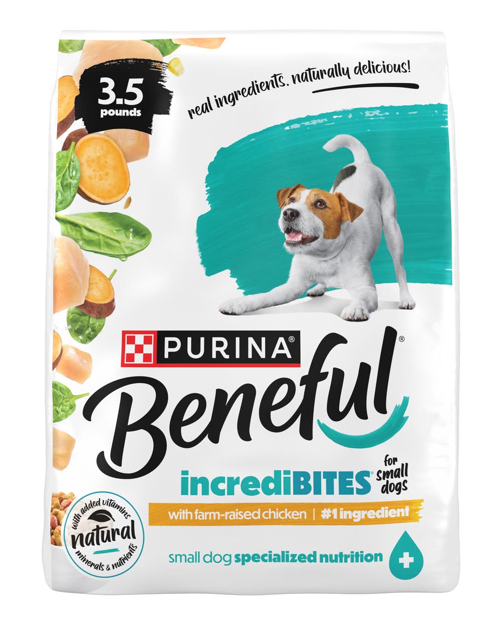 Purina Beneful Purina Incredibites Farm Raised Chicken Dry Dog Food, Small Breed (3.5 lbs)