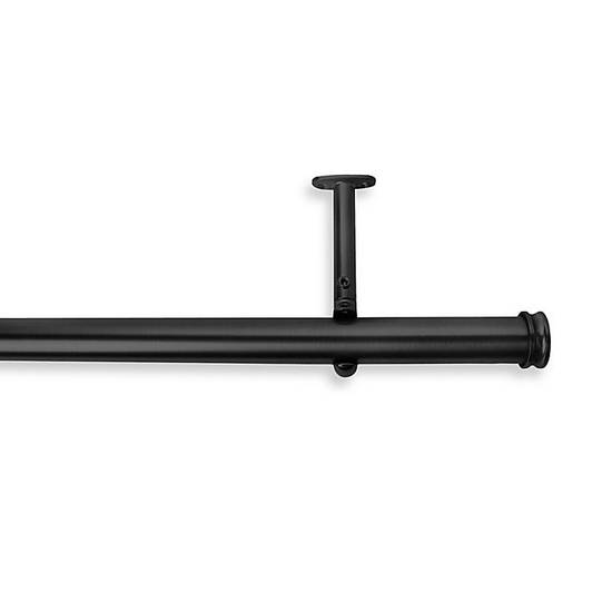 Cambria® Premier Complete 48 to 88-Inch Adjustable Curtain Rod in Black