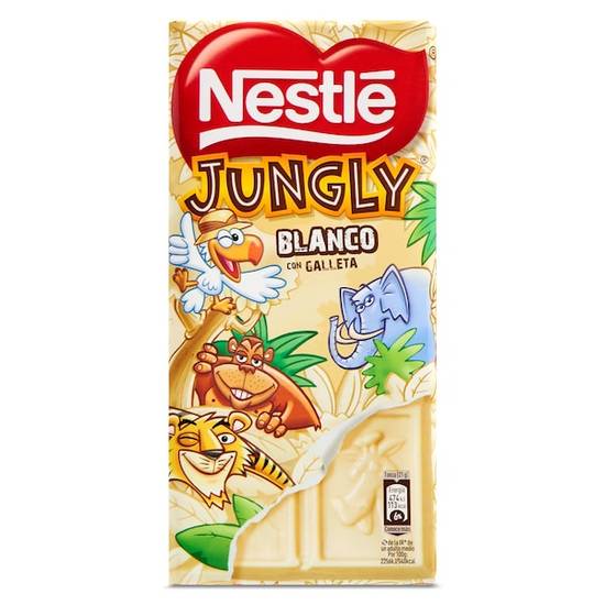 Chocolate Blanco y Galleta Nestlé Jungly (125 g)
