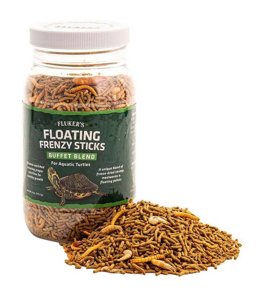 Fluker's Aquatic Turtle Buffet Blend Floating Frenzy Sticks (6 oz)