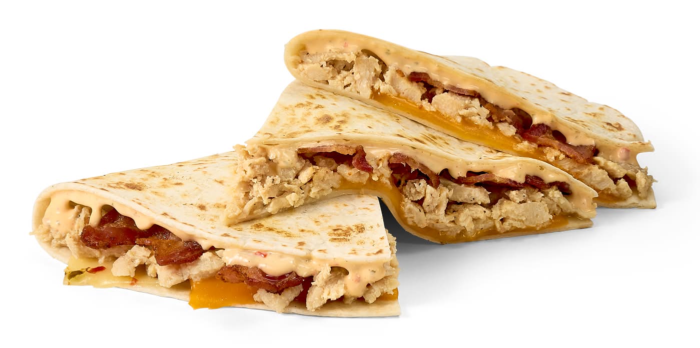 Spicy Jalapeño Ranch Chicken Steak & Bacon Quesadilla