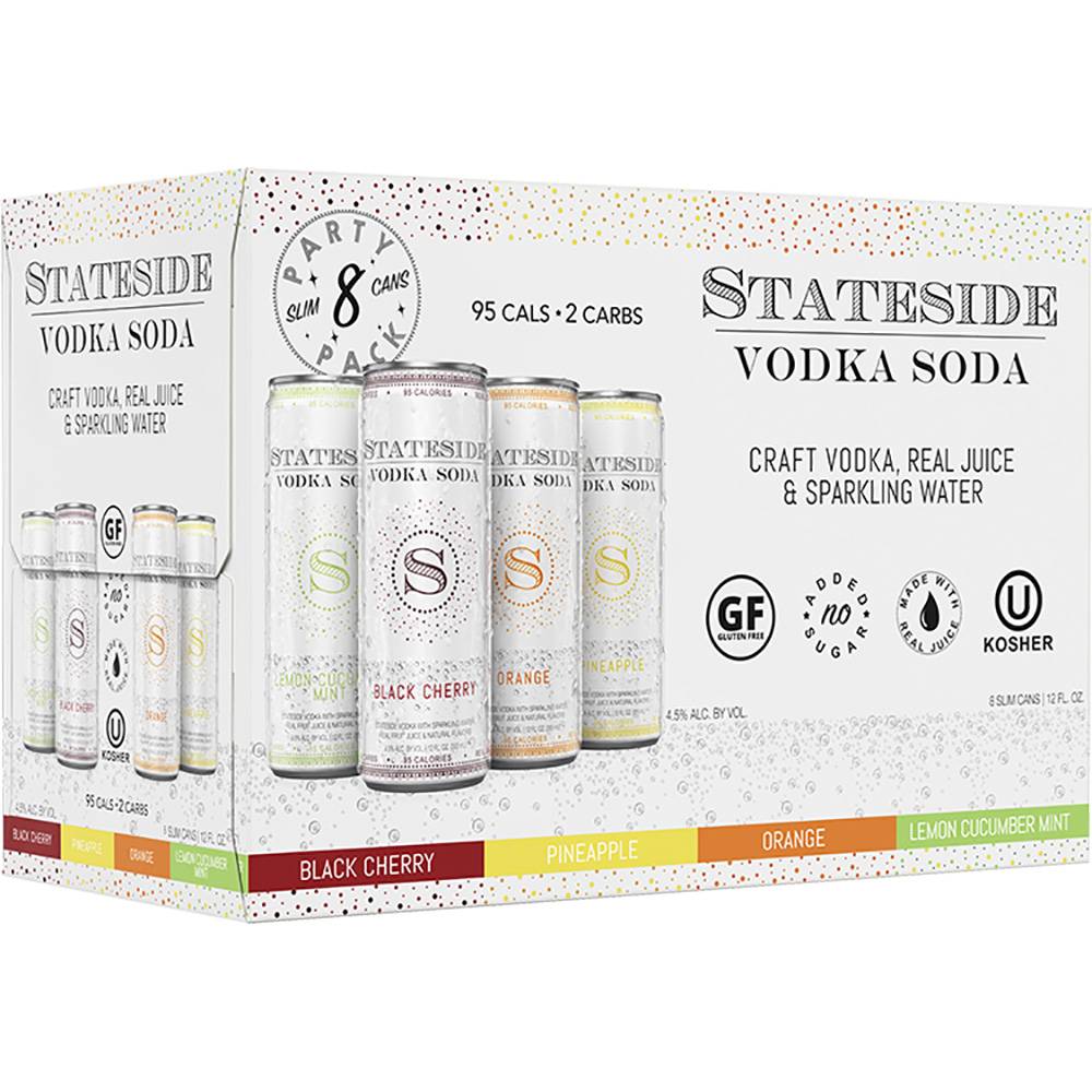 Stateside Vodka Soda Variety Pack (12OZ)