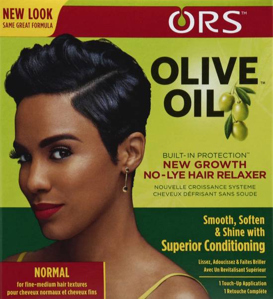 Ors Olive Oil Built-In Protection New Growth No-Lye Hair Relaxer