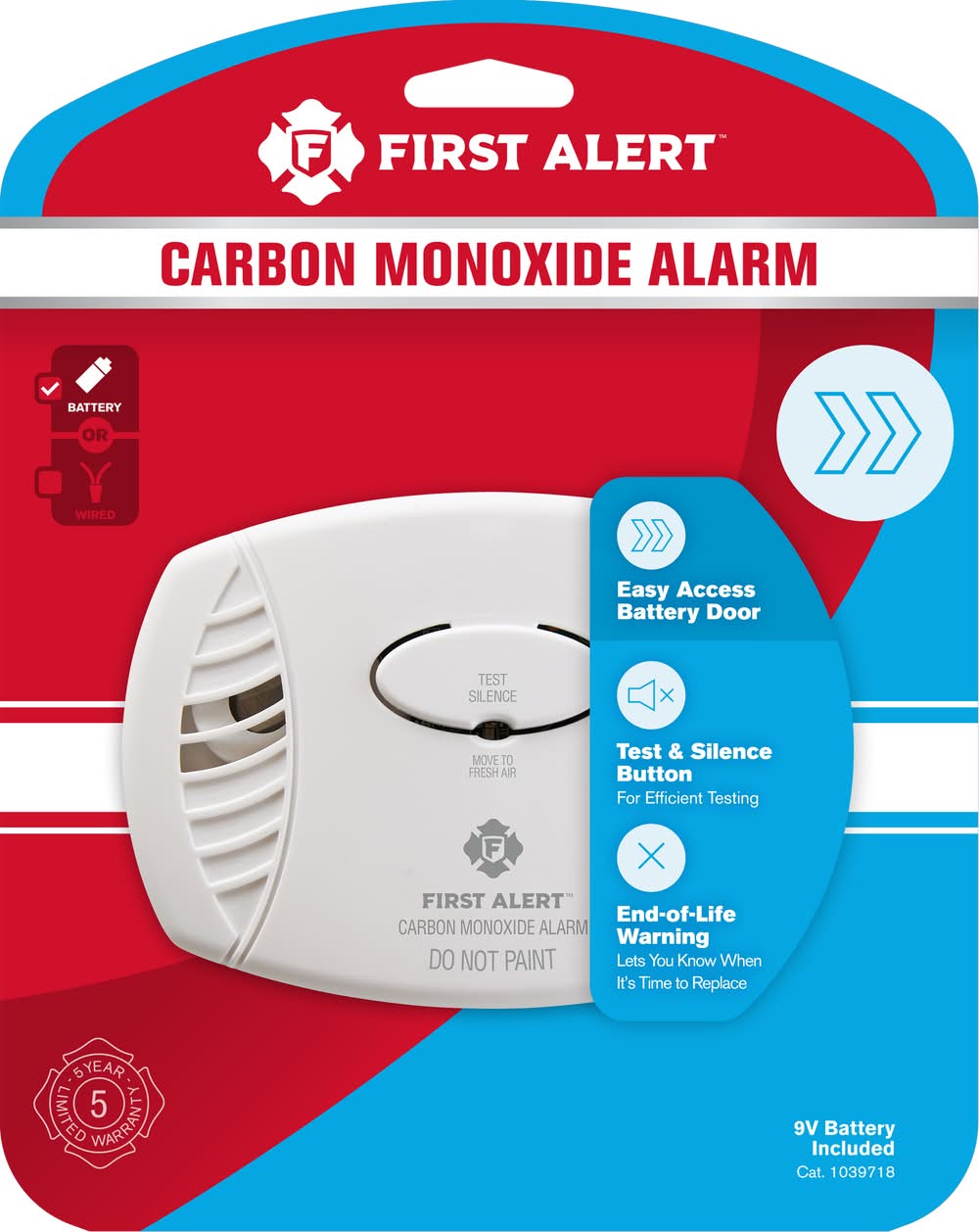 First Alert Battery-operated Carbon Monoxide Detector