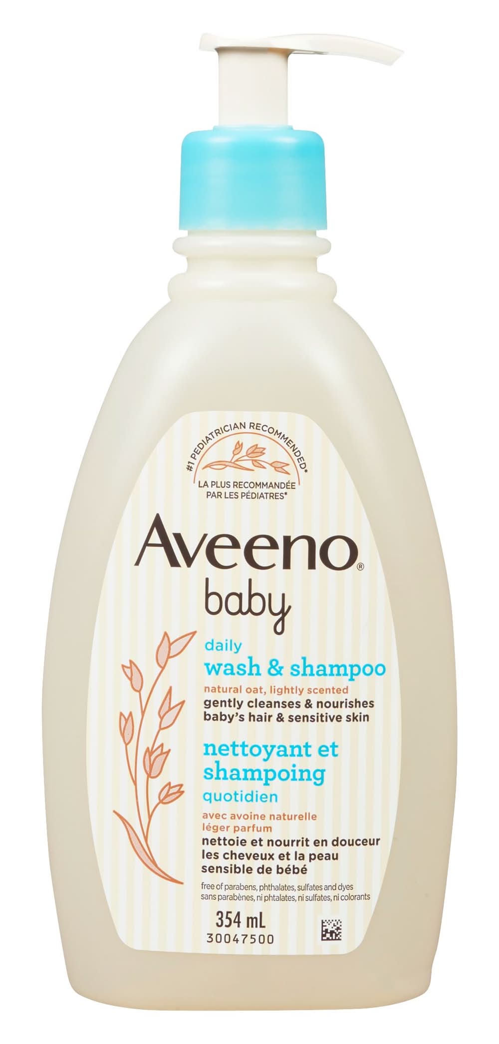 Aveeno Baby Lightly Scented Wash & Shampoo For Hair & Body (354 g)