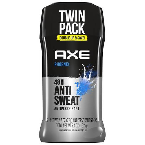 AXE Antiperspirant Deodorant for Men Phoenix, Twin Pack - 2.7 oz x 2 pack