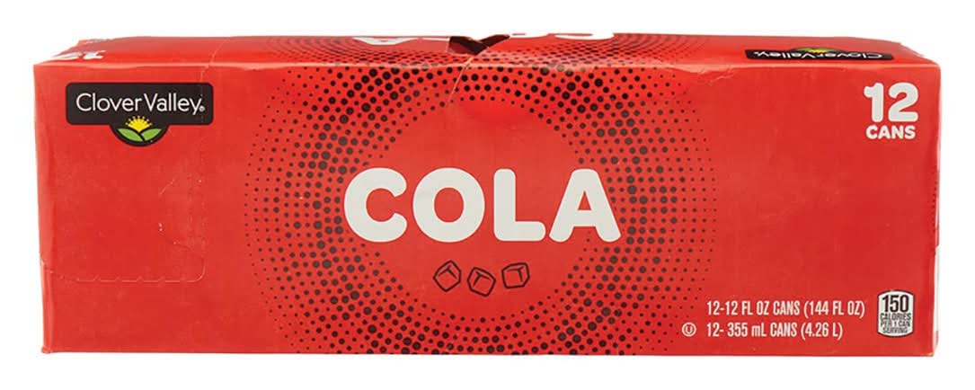 Clover Valley Cola Cans (12 x 12 fl oz)