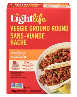 Lightlife Veggie Ground Round, Mexican (340 g)