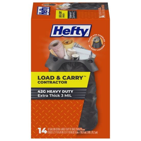 Hefty Load & Carry Contractor Bags.