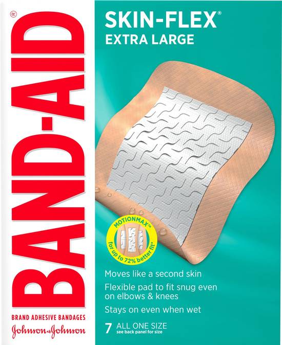 Band-Aid Skin-Flex Extra Large Adhesive Bandages (7 ct)