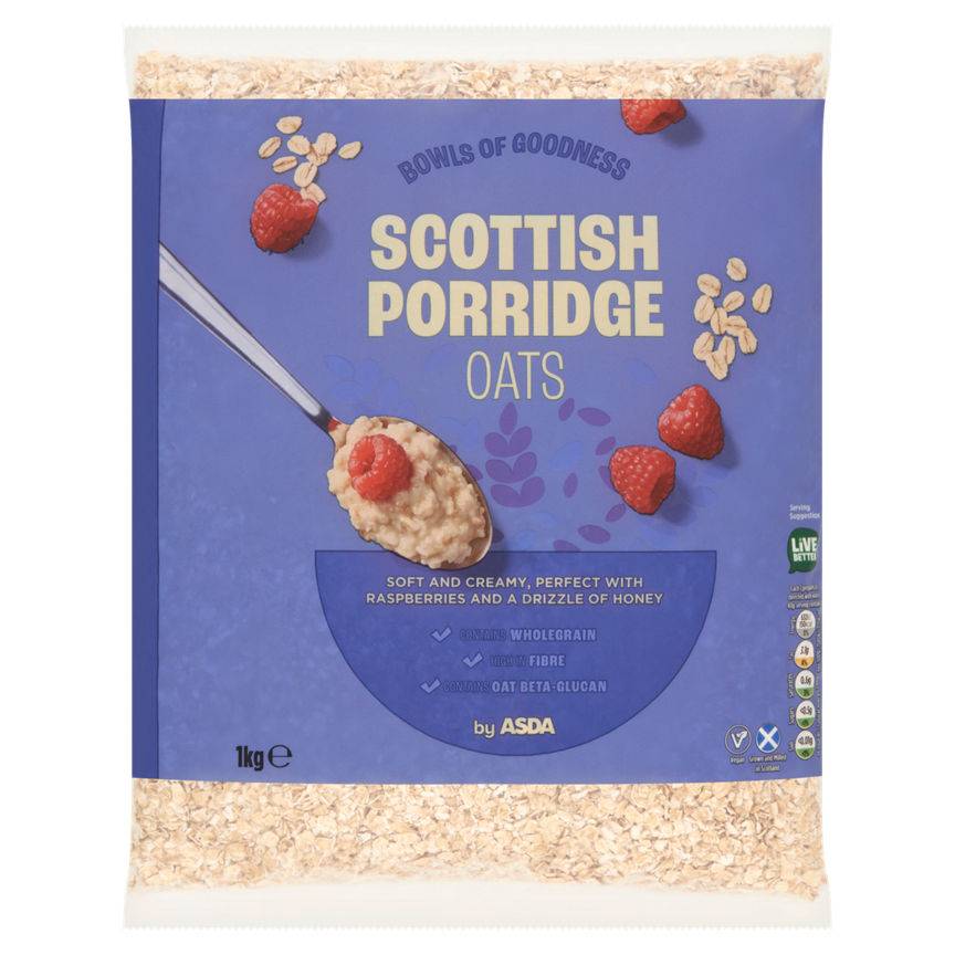 Asda Scottish Porridge Oats 1kg