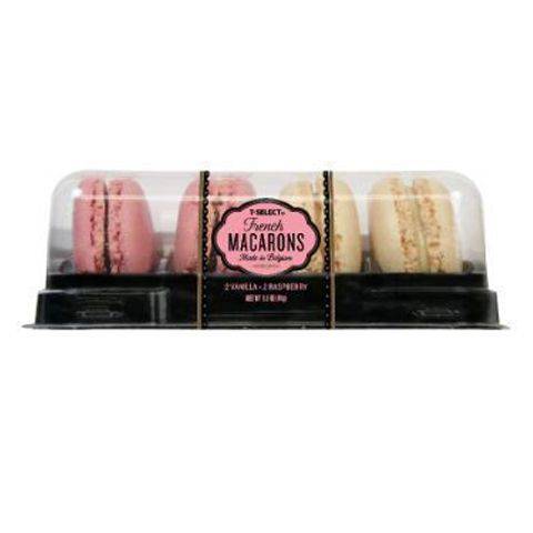 7 Select Vanilla Raspberry Macarons 4 Count 1.6oz