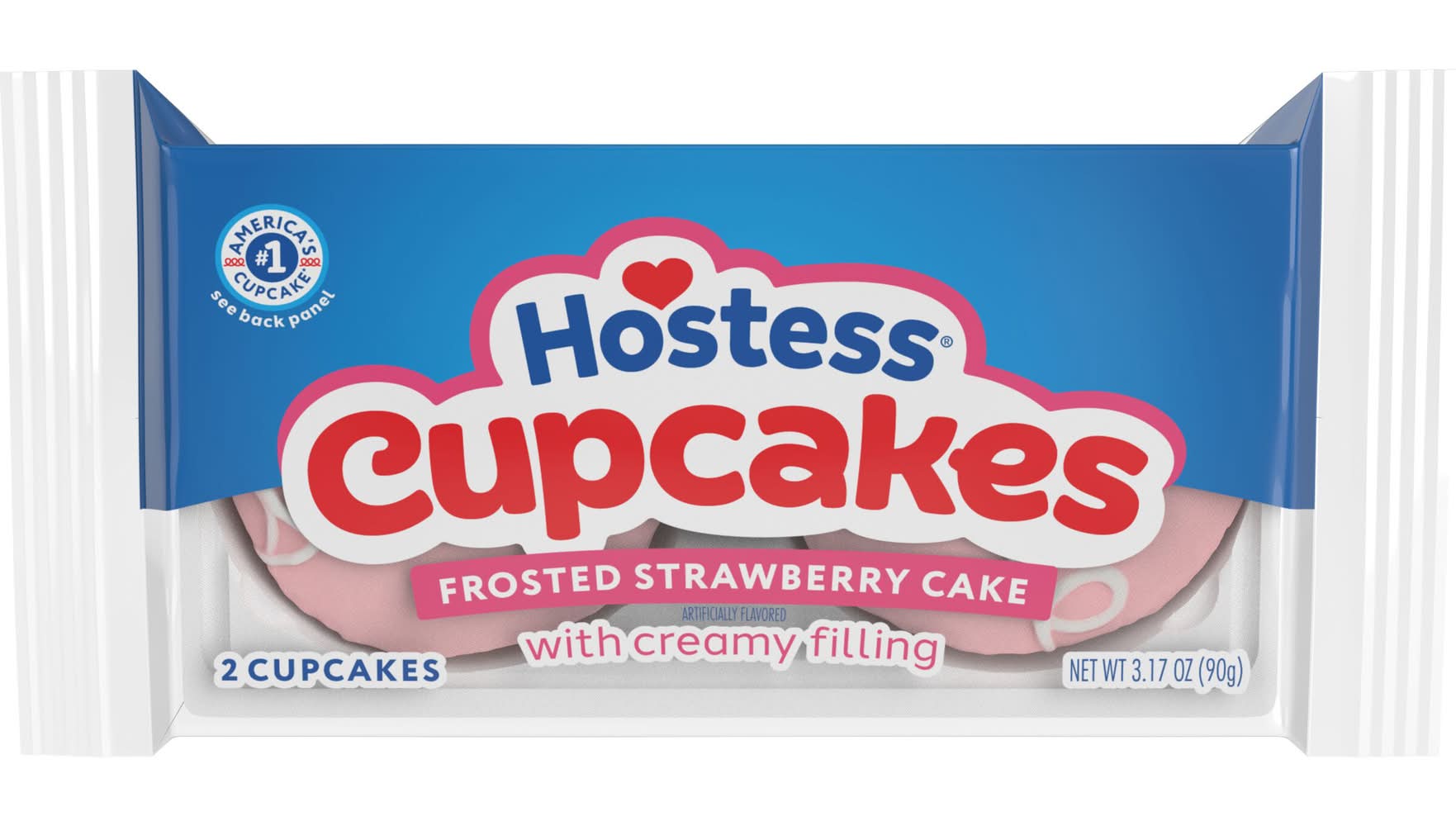 Hostess Cupcakes, Strawberry (3.17 oz, 2 ct)