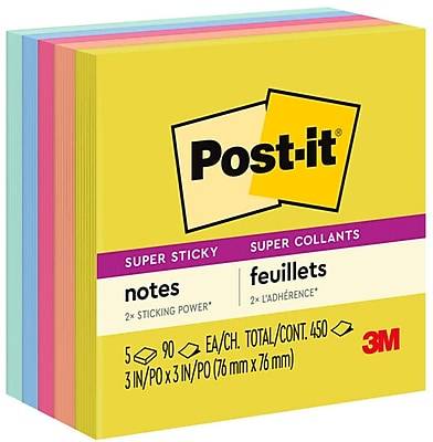 Post-It Super Sticky Notes Summer Joy Collection (5 ct)