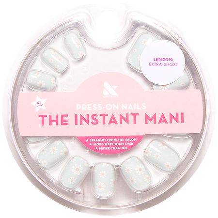 Olive & June The Instant Mani Press-On Nails Squoval Xs, Flower Shower