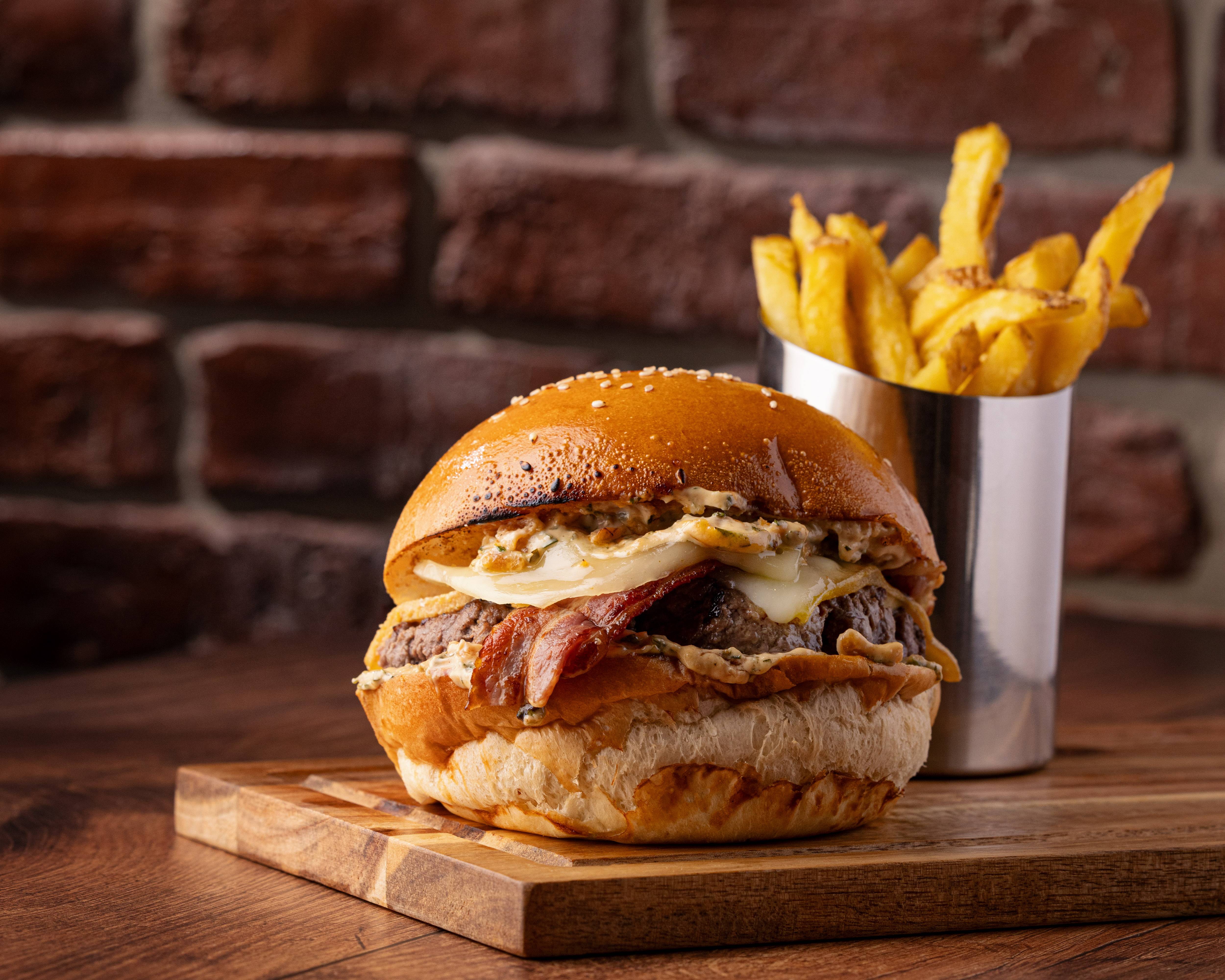 Menu Burger Chèvre Miel