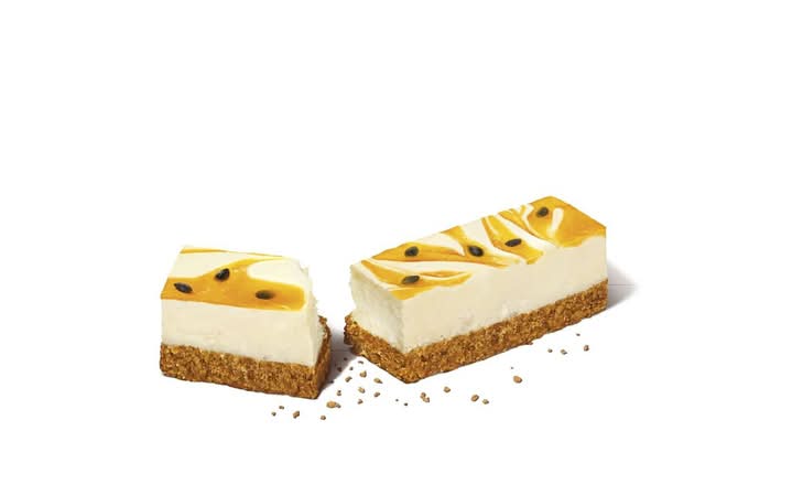 Mango & Passionfruit Cheesecake Bar
