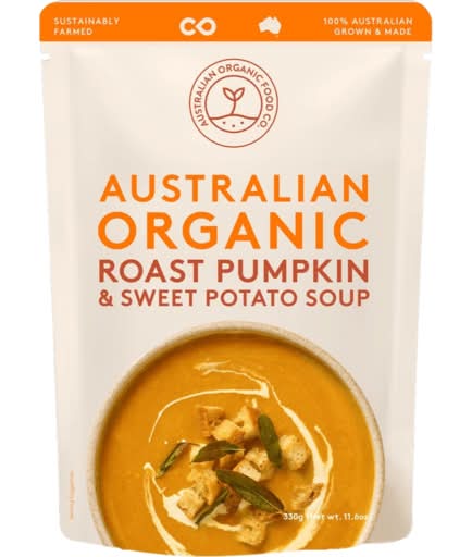 Australian Organic Food Co. Soup Pouch, Pumpkin & Sweet Potato (330g)