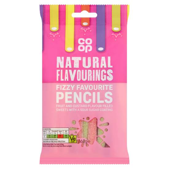 Co-Op Fizzy Favourites Pencils 160g