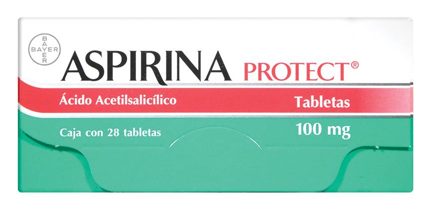 Bayer · Aspirina protect tabletas 100 mg (28 un)