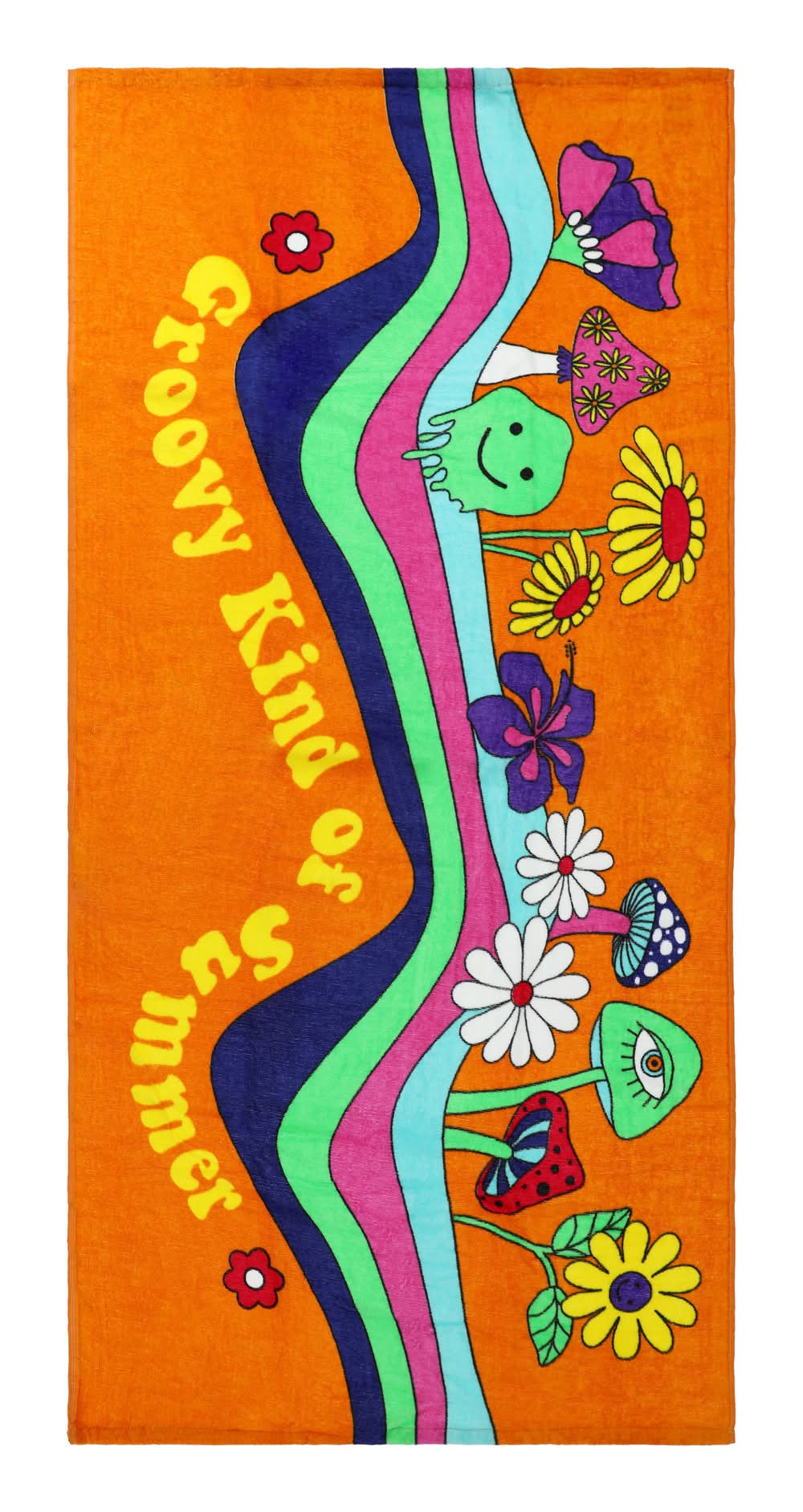Printed Beach Towels Stay Groovy