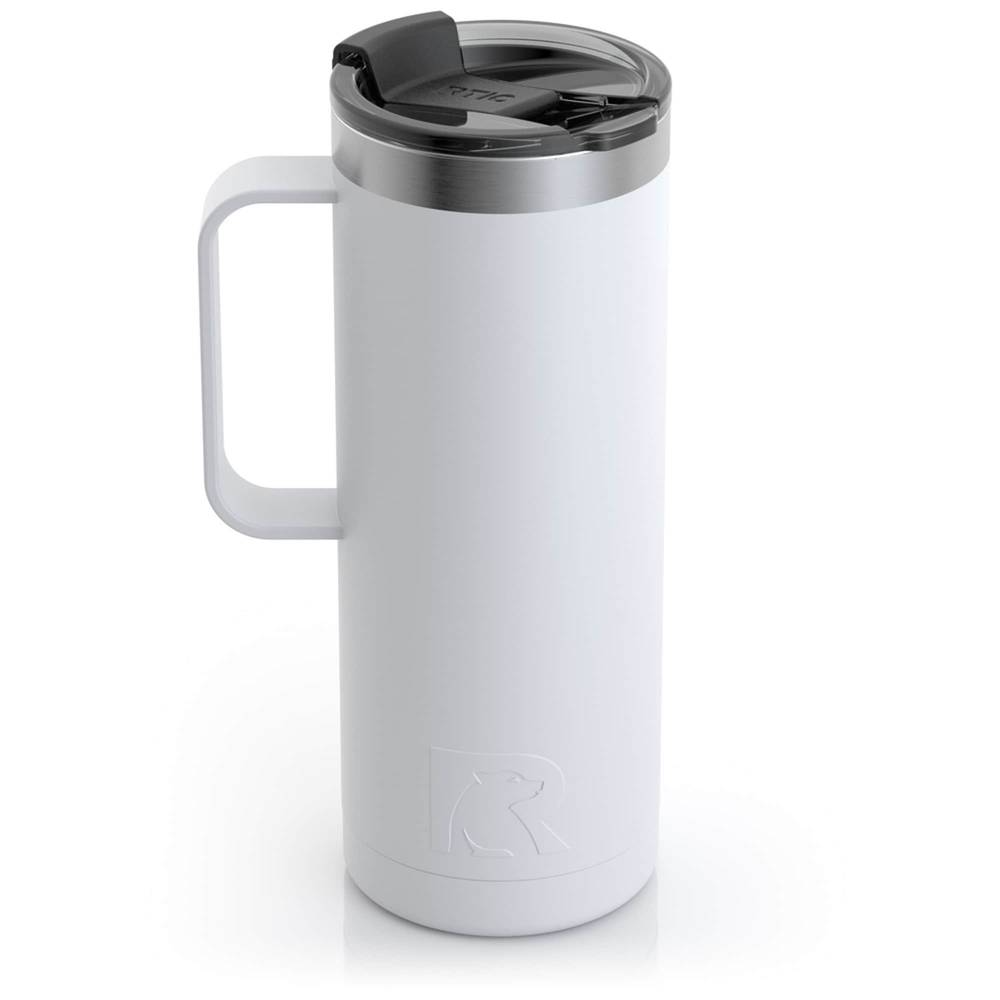 RTIC Outdoors 20-fl oz Stainless Steel Insulated Travel Mug- White | 9907