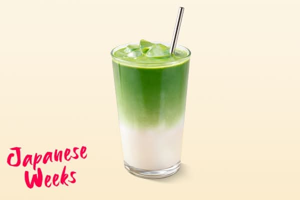 Iced matcha natural