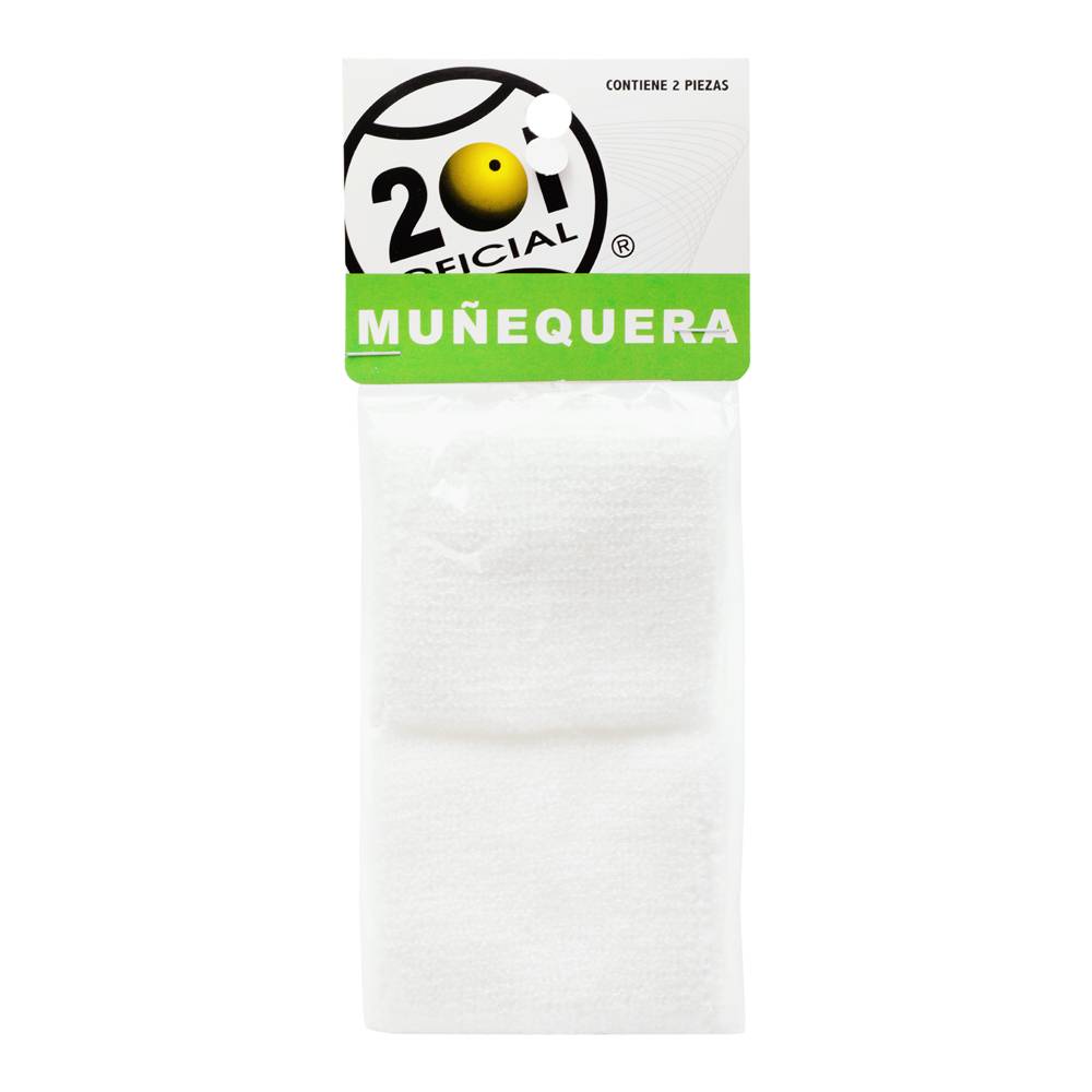 201 Oficial muñequera (2 pza)