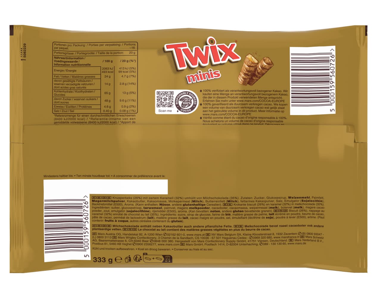 Twix - Chocolats minis (15)