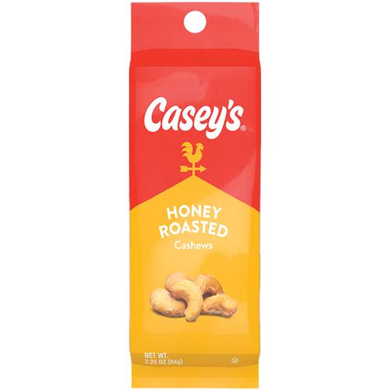 Casey's Honey Roasted Cashew Tube 2.25oz