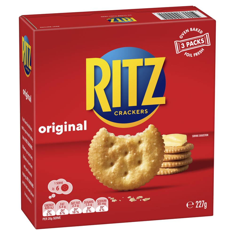 Ritz Original Crackers (227g, 3 pack)