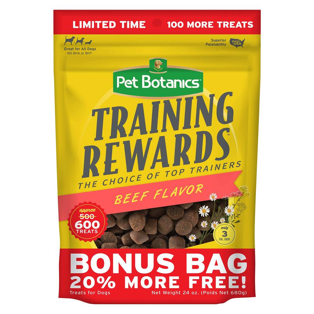 Pet Botanics Training Rewards Treats For Dogs (beef)