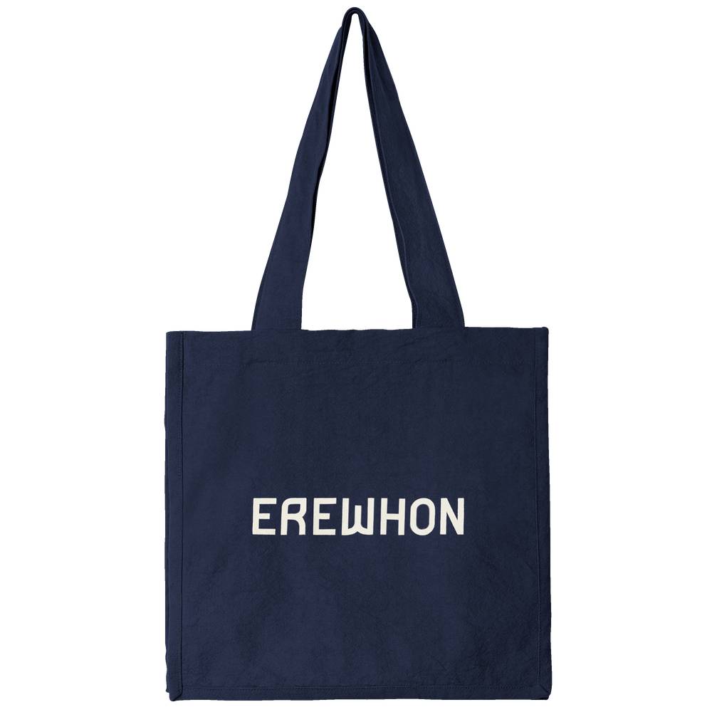 Shopper Bag Cotton Canvas Navy