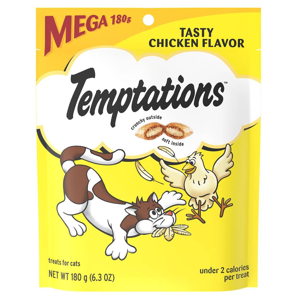 Temptations™ Adult Cat Treats - Tasty Chicken Flavour (Size: 180 G)