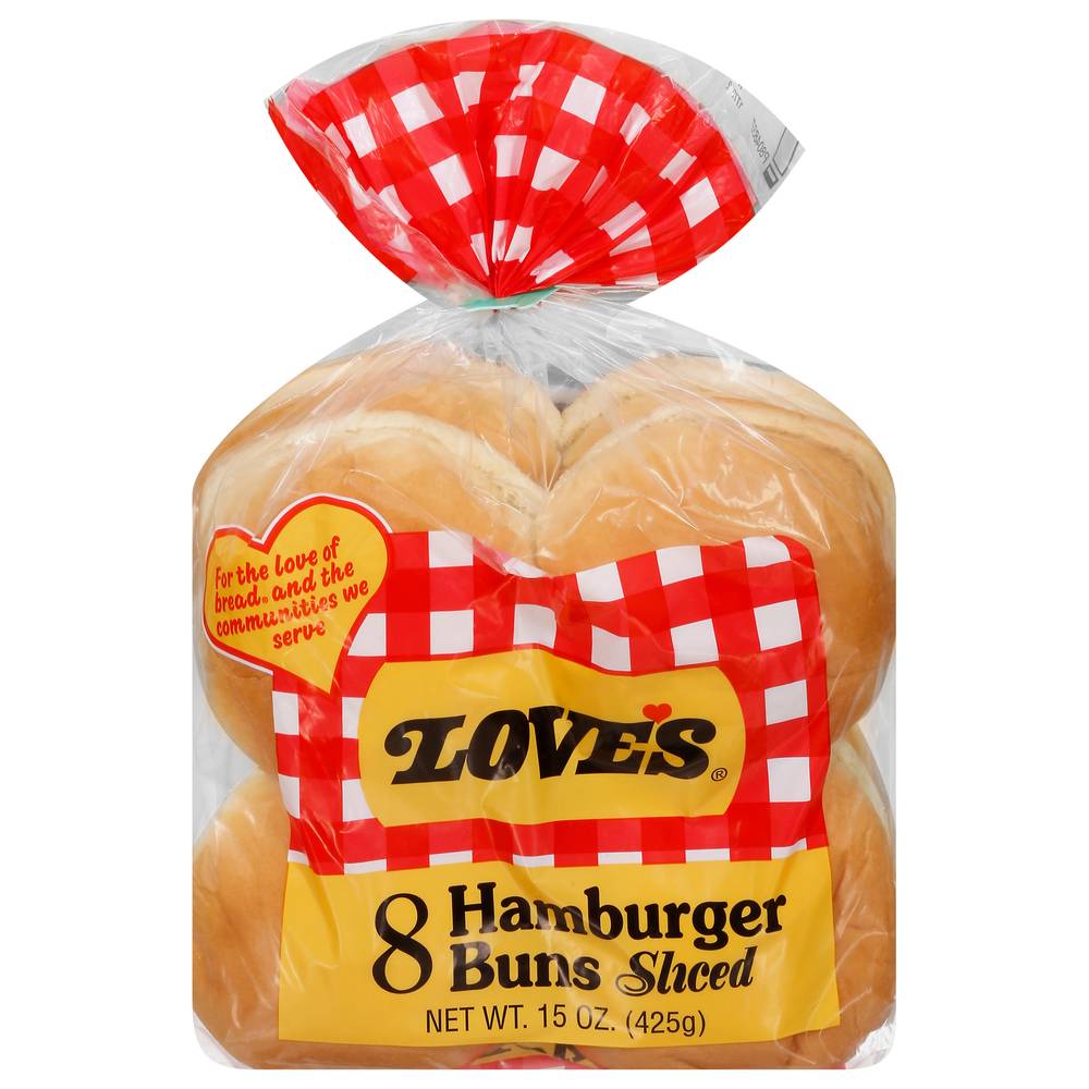 Love's Sliced Hamburger Buns (15 oz)