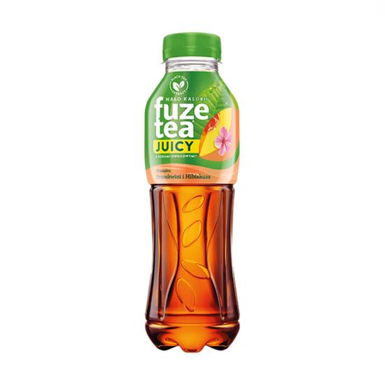 FUZE TEA JUICY 0,5L BRZOSKWINIOWY Z HIBISKUSEM