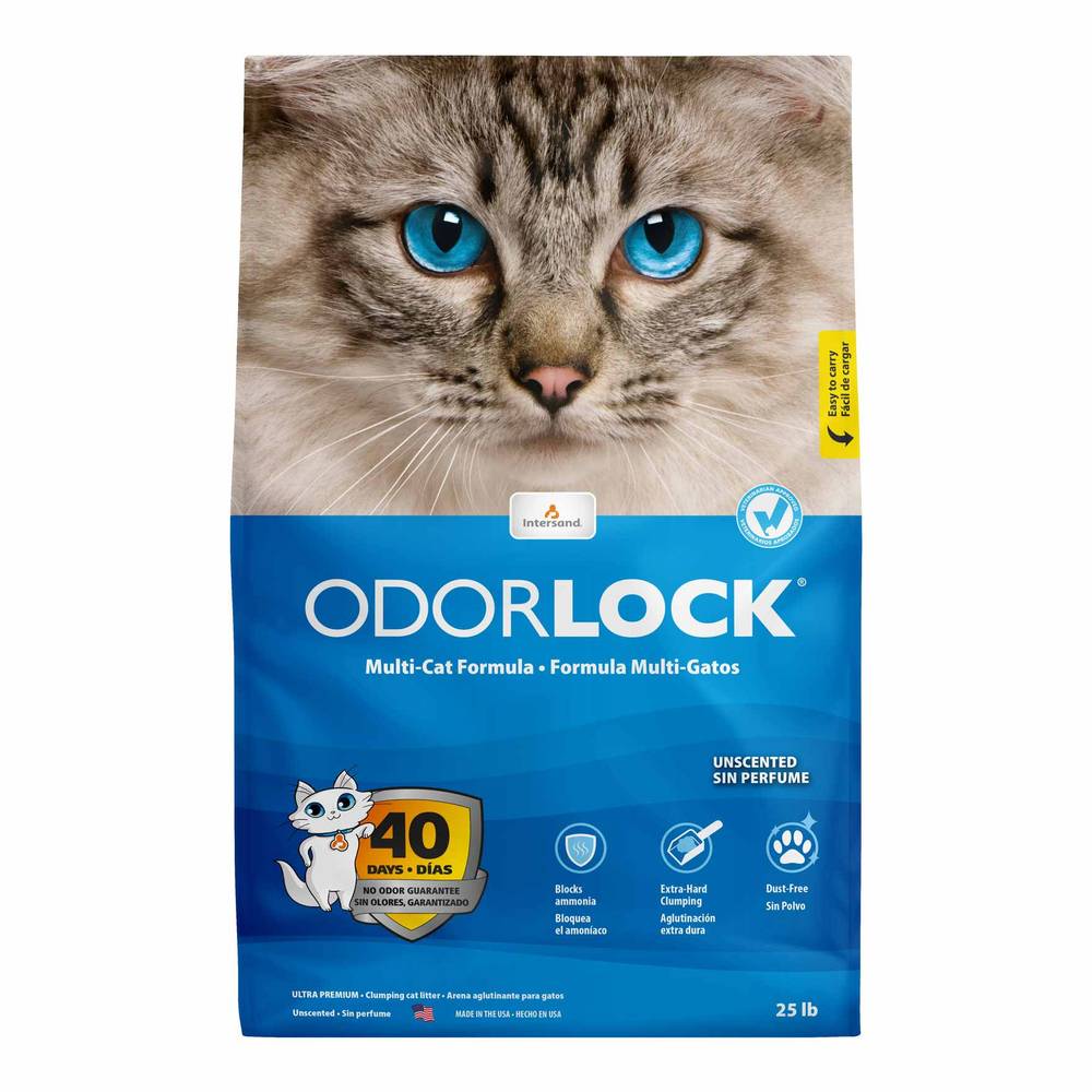 OdorLock Unscented Ultra Premium Clay Cat Litter