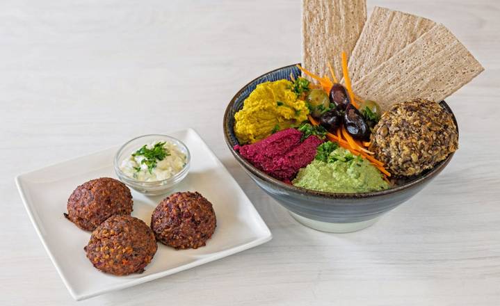 Mezze with veggie balls To Go