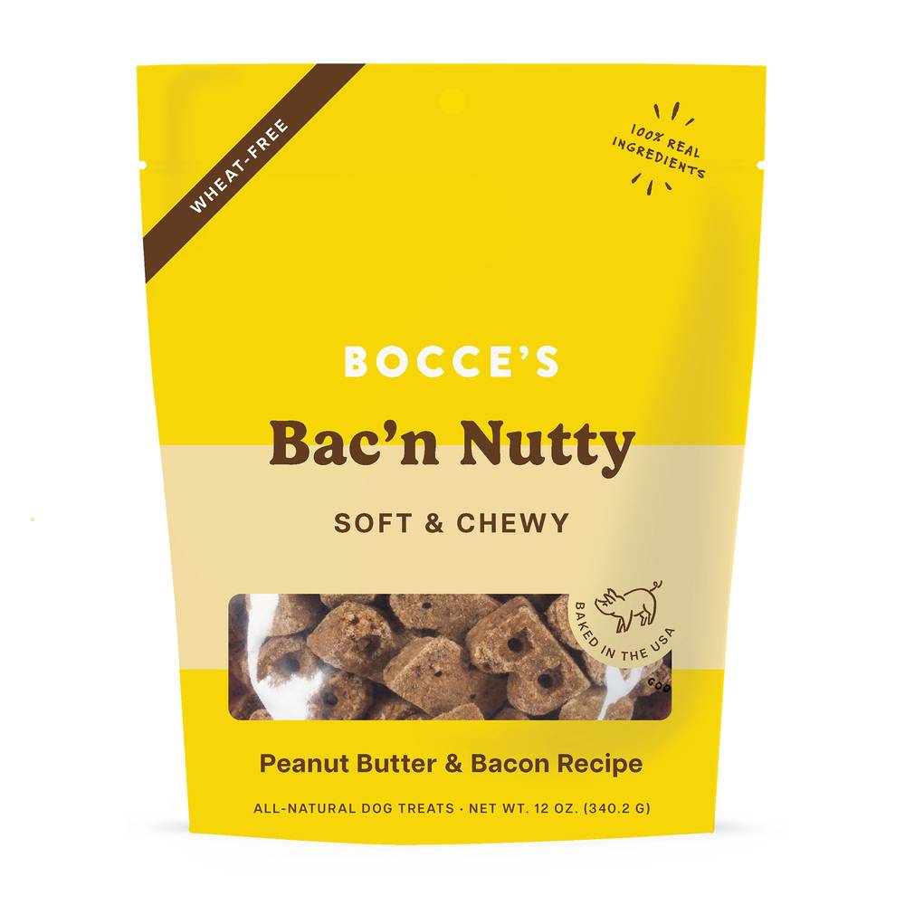 Bocce's Bakery Soft and Chewy Dog Treat (peanut butter-bacon)