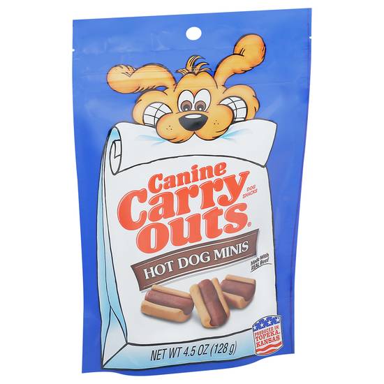 Canine Carry Outs Hot Dog Minis Dog Snacks