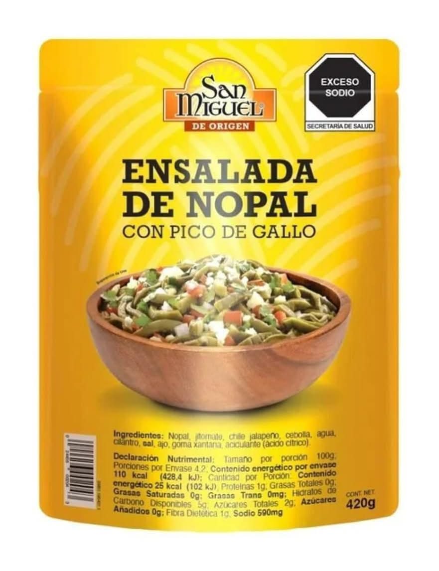 Ensalada San Miguel Nopal Con Pico De Gallo